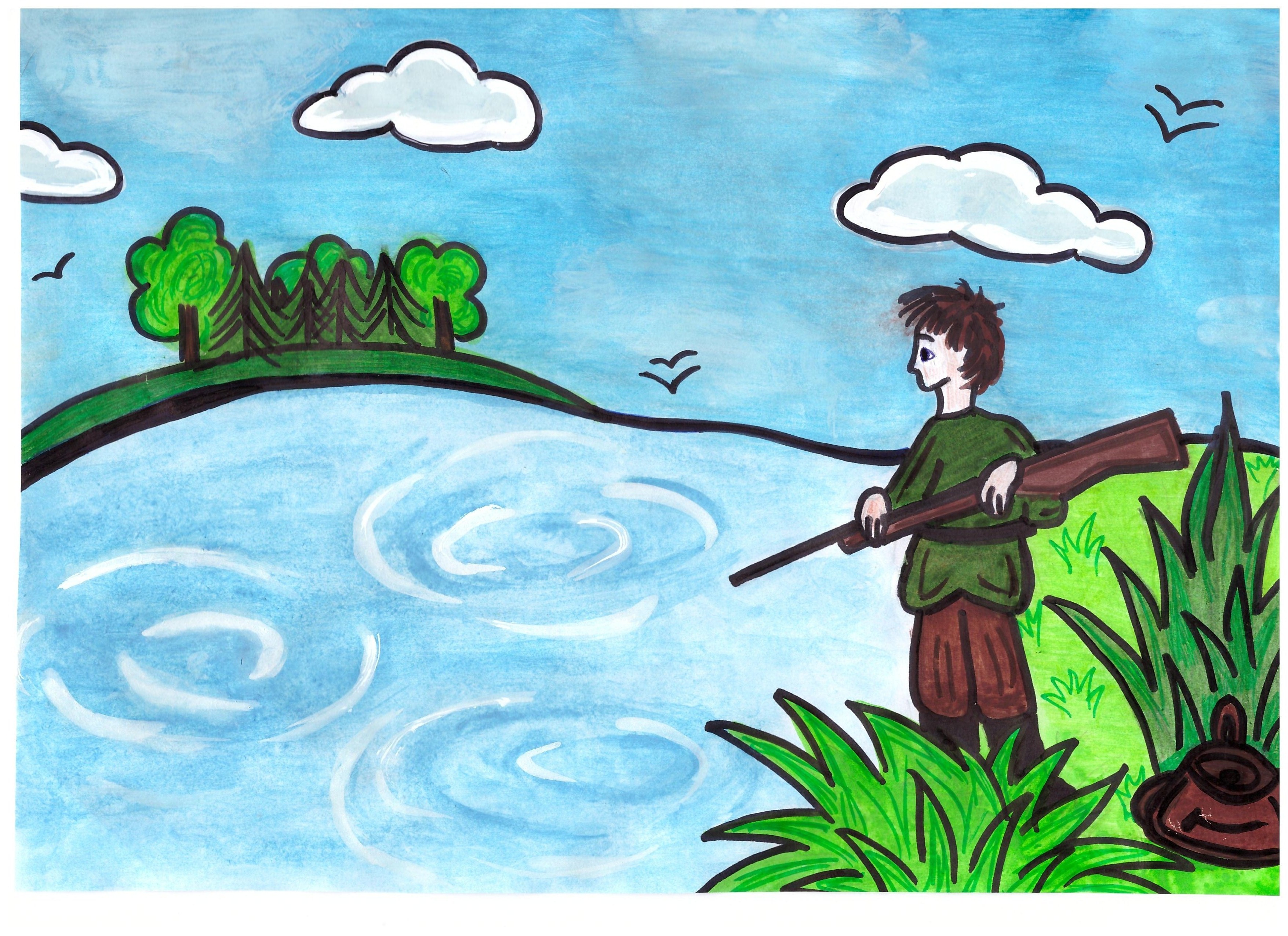 Рисунок к эпизоду васюткино озеро. Астафьев Васюткино озеро иллюстрации. Иллюстрация к рассказу Васюткино озеро рисунок. Ллюстрация к рассказу "Васюткино озеро". Иллюстрации к рассказу Васюткино озеро рисунки детские.