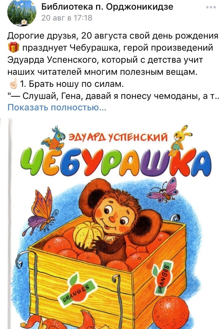 Описание чебурашки