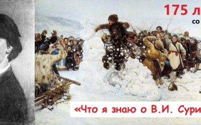 Познавательная викторина «Что я знаю о В.И. Сурикове»